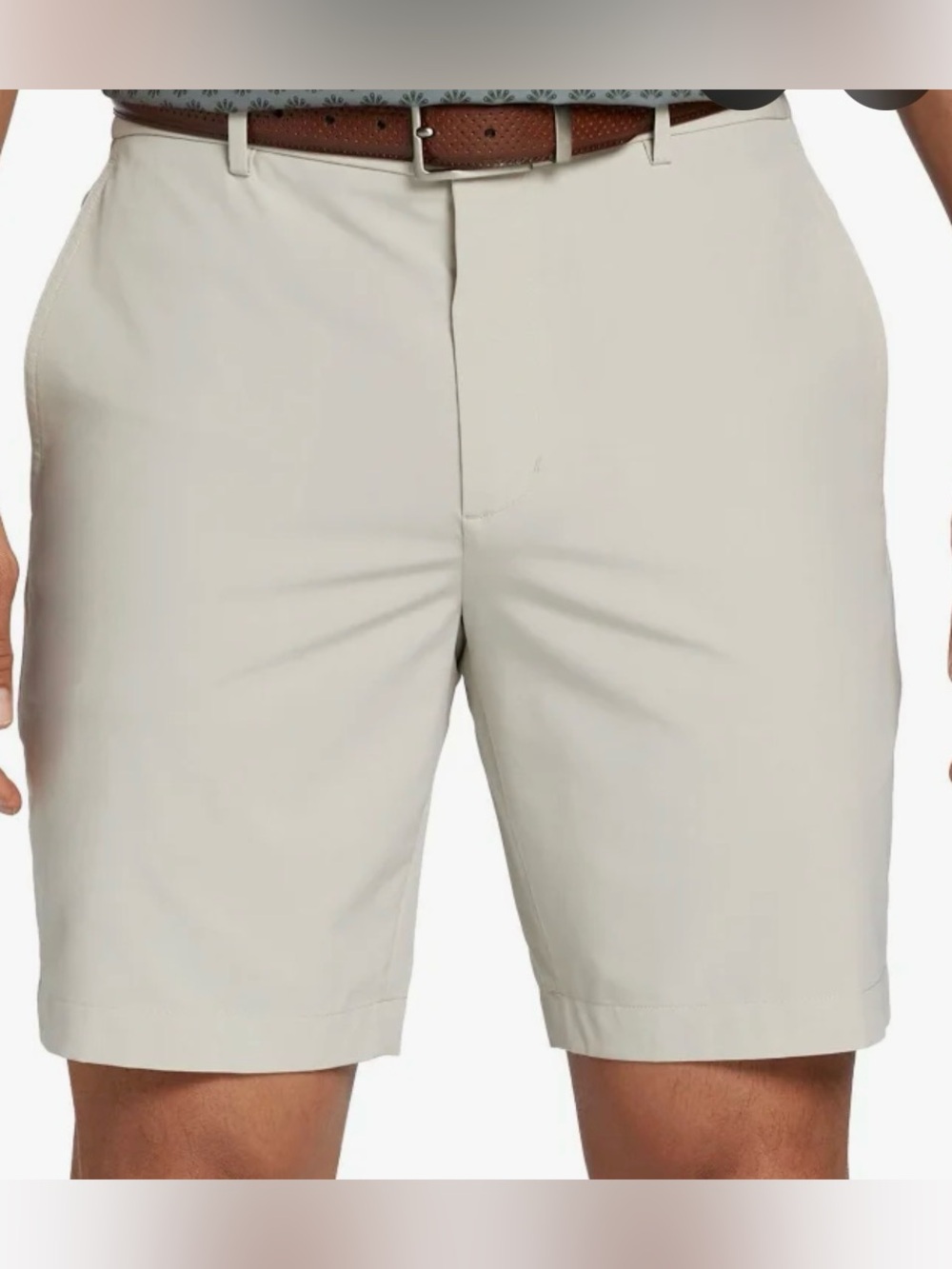 Men’s Khaki Golf Shorts